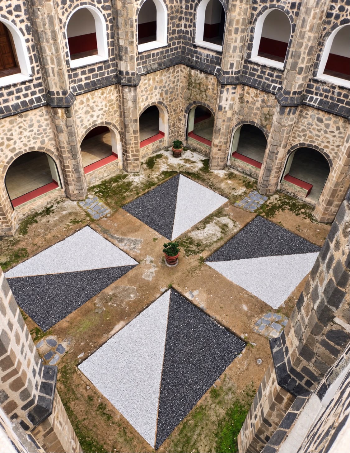 Claustro alto del Ex Convento de San Juan Bautista de Tetela del Volcán